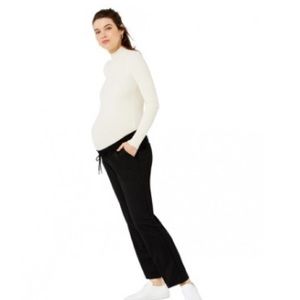 A Pea in the Pod - Under Belly Ponte Knit Drawstring Maternity Pants
